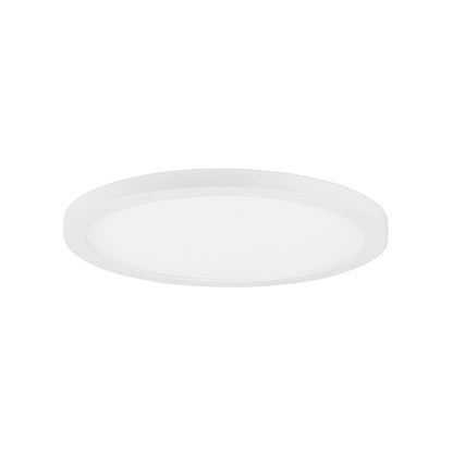 Maxim Lighting Chip 1 Lt 7" 15W RD LED Flush Mount/5CCT, White/White