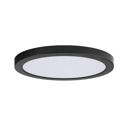 Maxim Lighting Chip 11" 26W RD LED Flush Mount 3000K, Black/White