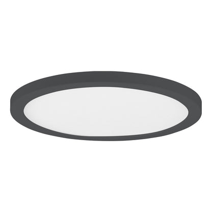 Maxim Lighting Chip 11" 26W RD LED Flush Mount, 5CCT, Black/White