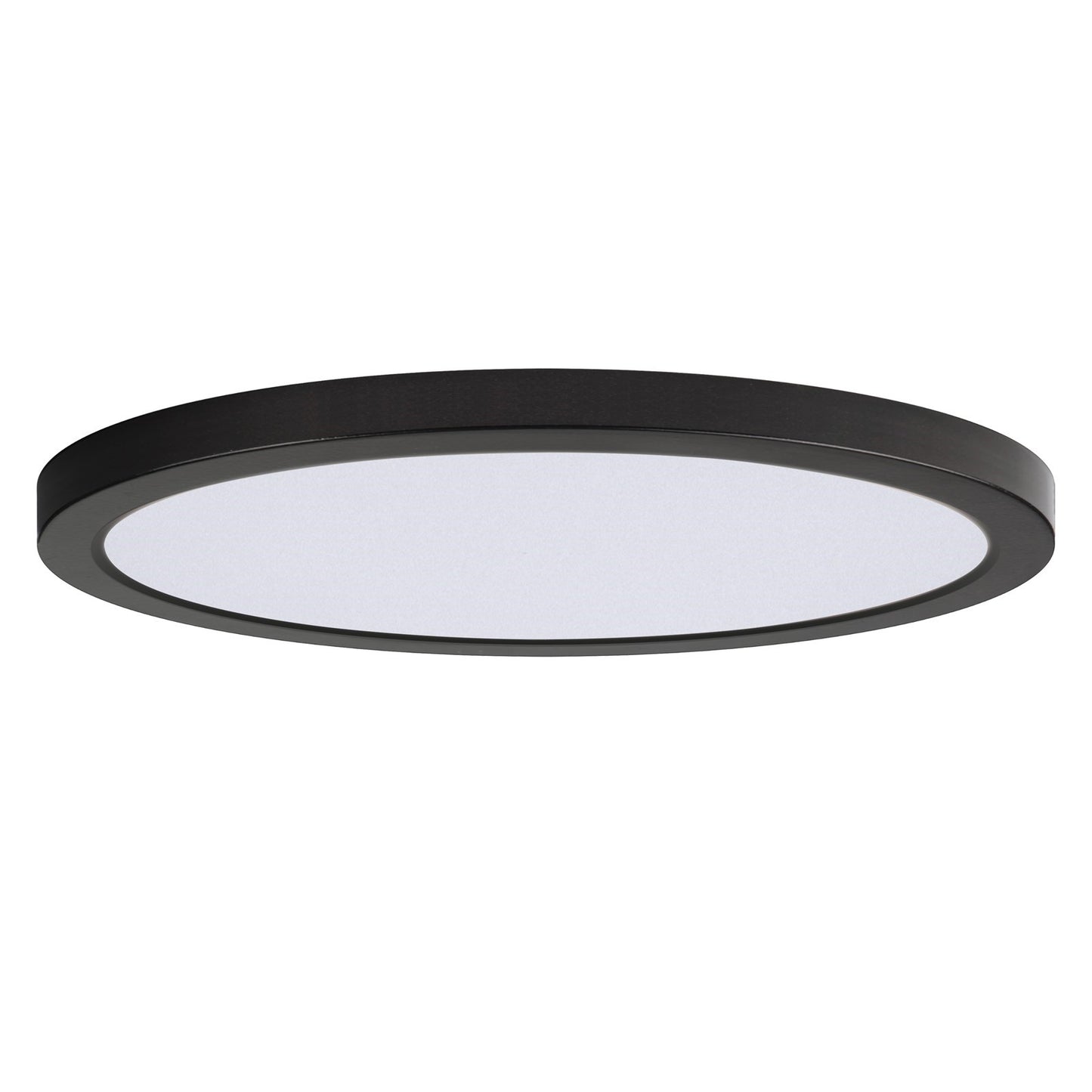 Maxim Lighting Chip 1 Light 0.75" Flush Mount, White/Black