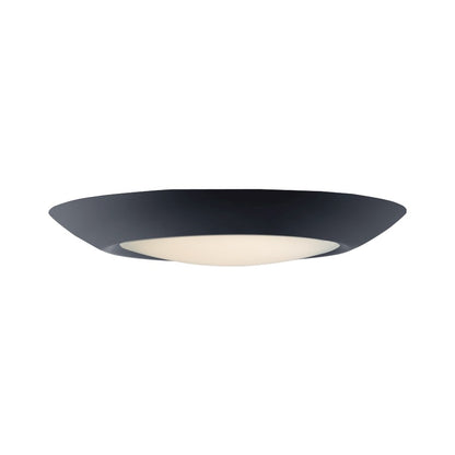 Maxim Lighting Diverse 7.5" LED Flush Mount 3000K, Black/White