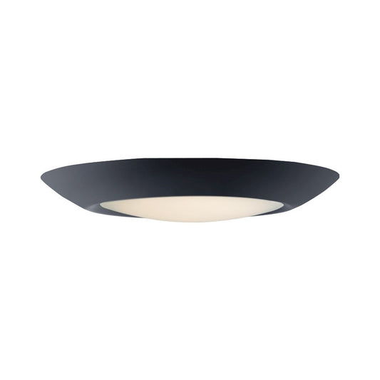 Maxim Lighting Diverse 7.5" LED Flush Mount 3000K, Black/White