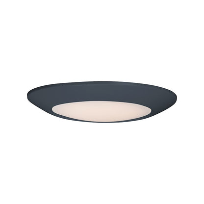 Maxim Lighting Diverse 6.25" LED Flush Mount, 3000K, Black/White