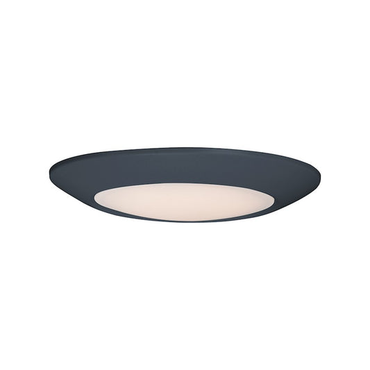 Maxim Lighting Diverse 6.25" LED Flush Mount, 3000K, Black/White
