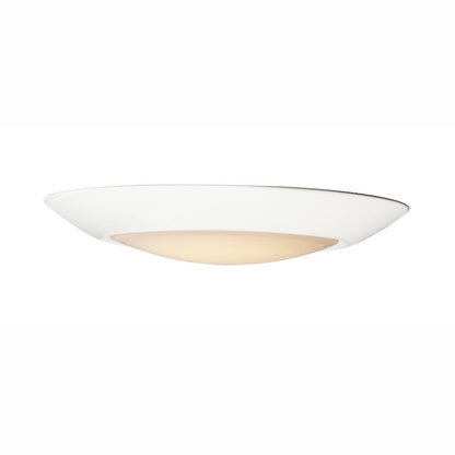 Maxim Lighting Diverse 1Lt 7.5" LED Flush Mount 3000K, Nickel/White