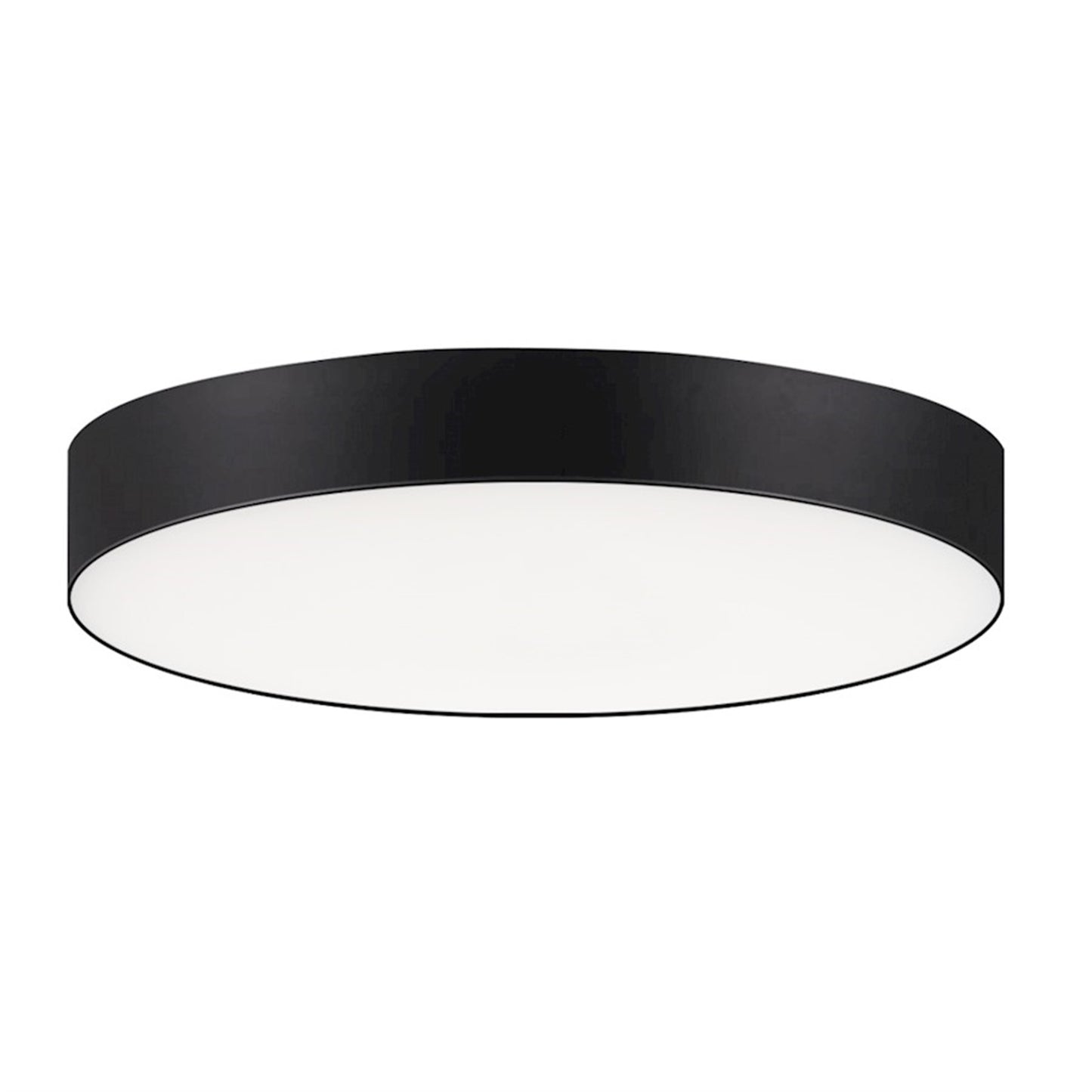 Maxim Lighting Trim 9in 1-Light LED Flush Mount | Modern Polished Chrome and White Polycarbonate | Hallway & Bathroom Ceiling Light | Model 57663WTPC