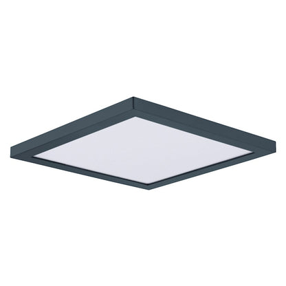 Maxim Lighting Chip Round LED Flush Mount, Black/White
