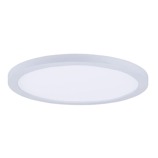 Maxim Lighting 10' Wafer LED Flush Mount, White/White