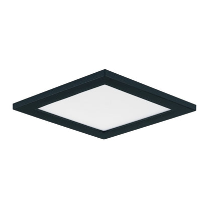 Maxim Lighting Wafer 4.5" Square LED Wall/Flush, 3000K, Black/White