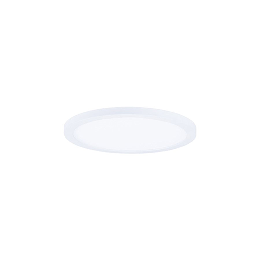 Maxim Lighting Wafer LED 1-Light Round 4000K Wall/Flush Mount, White