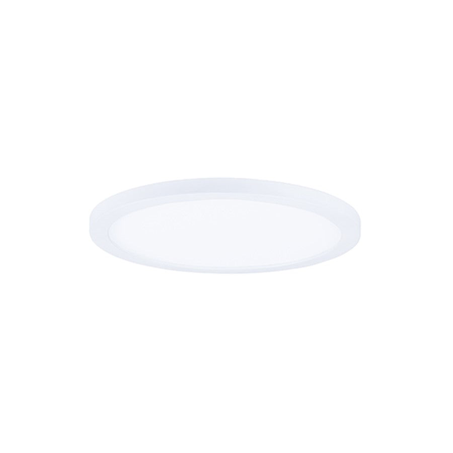 Maxim Lighting Wafer LED 1-Light Round 4000K Wall/Flush Mount, White