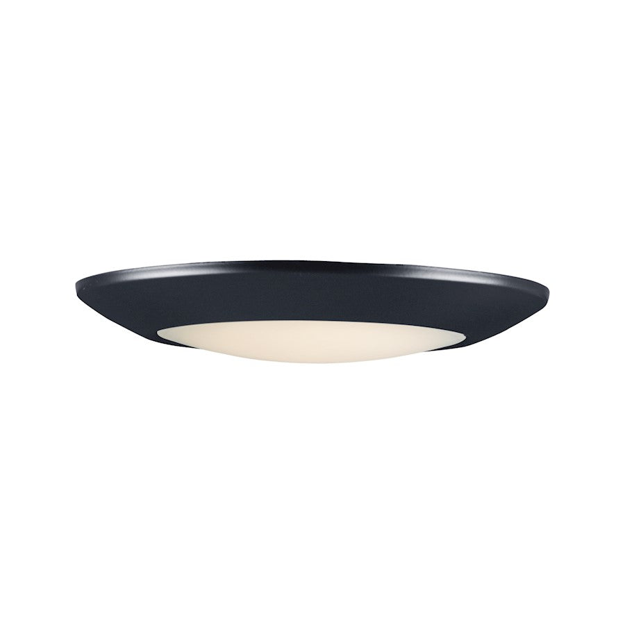 Maxim Lighting Diverse LED Flush, 3000K, Non-T24, Black/White