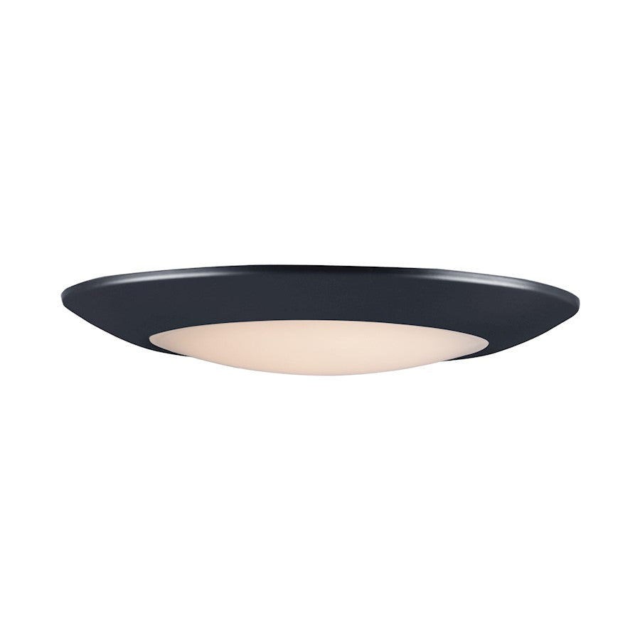 Maxim Lighting Diverse LED Flush, 3000K, Non-T24, Black/White