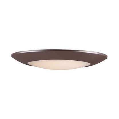 Maxim Lighting Diverse Direct LED 1-Light 11" Flush Mount 3000K Non-T24 in Bronze
