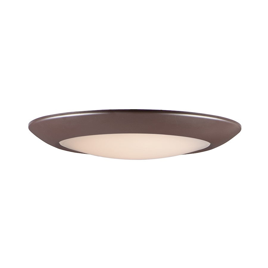 Maxim Lighting Diverse Direct LED 1-Light 13" Flush Mount 3000K Non-T24 in Bronze