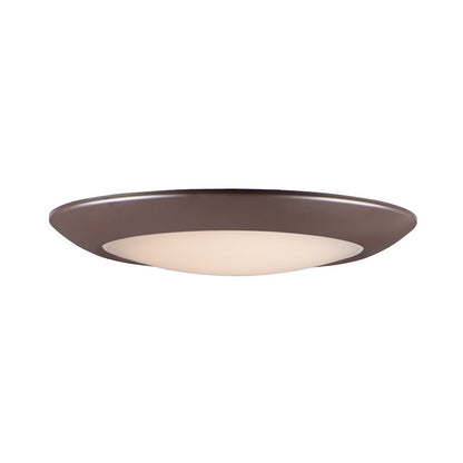 Maxim Lighting Diverse Direct LED 1-Light 13" Flush Mount 3000K Non-T24 in Bronze