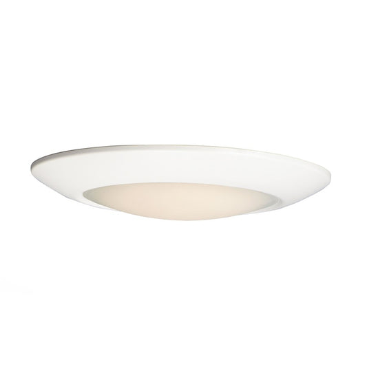 Maxim Lighting Diverse 1 Light LED Flush Mount, Black/White