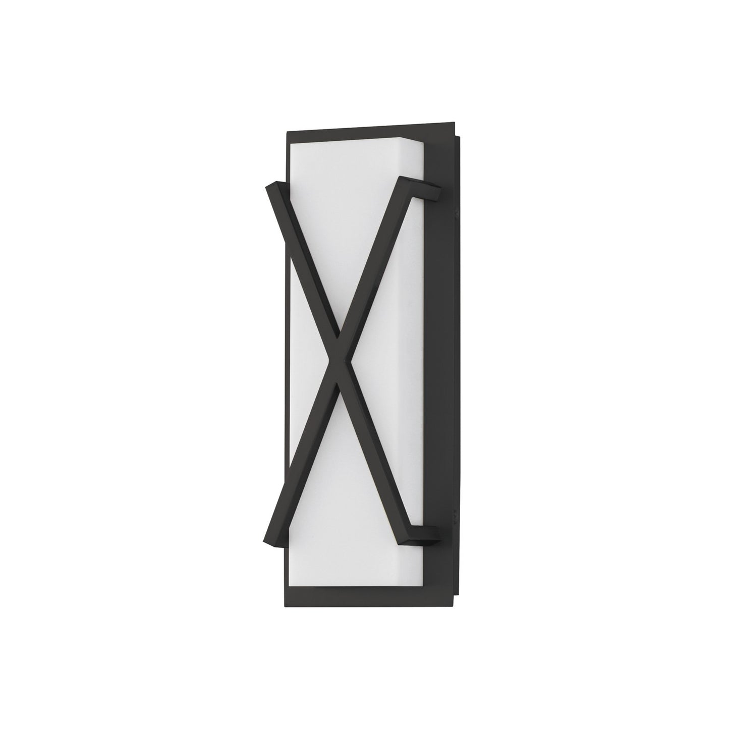 Maxim Lighting Dexter 1 Light 14" Wall Sconce, Black/White