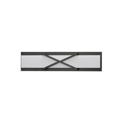 Maxim Lighting Dexter 1 Light 24" Wall Sconce, Black/White