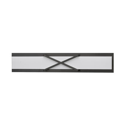 Maxim Lighting Dexter 1 Light 30" Wall Sconce, Black/White