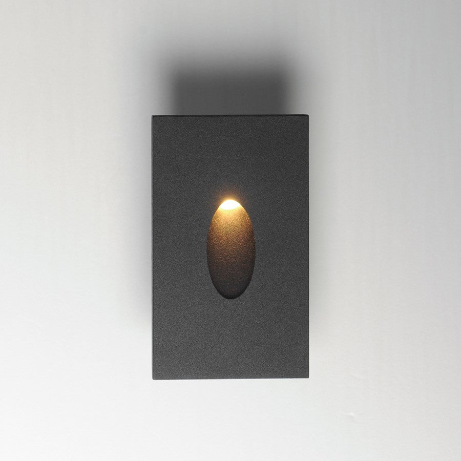 Maxim Lighting Path 1Lt Outdoor Path Pin Hole Step Light, 3CCT, Black