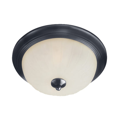 Maxim Lighting Essentials Flush, Black/Frost