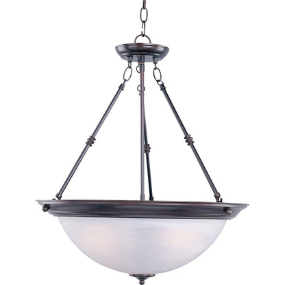 Maxim 3-Light Invert Bowl Pendant Oil Rubbed Bronze