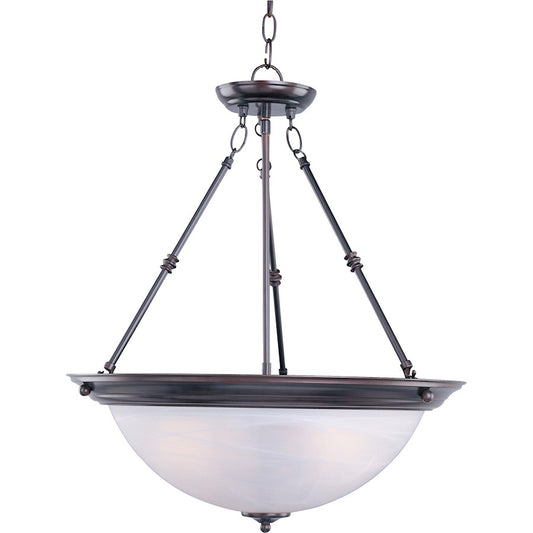 Maxim 3-Light Invert Bowl Pendant Oil Rubbed Bronze