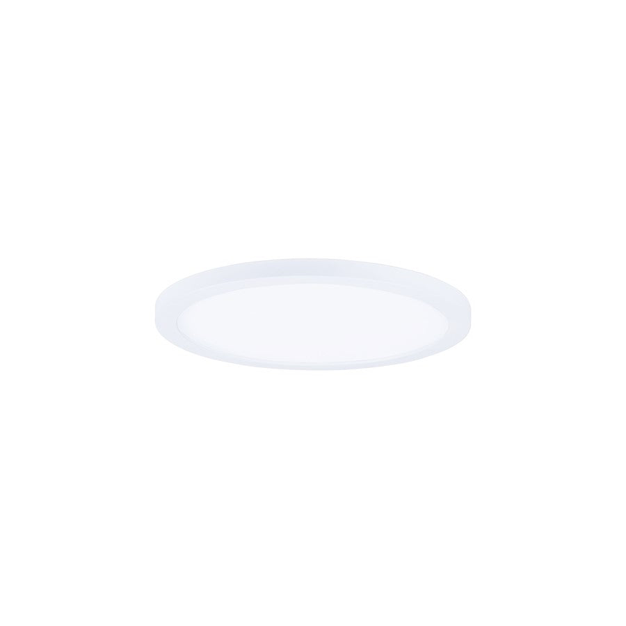 Maxim Lighting Wafer 5" RD LED Surface Mount 3000K, White/White