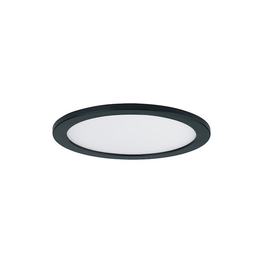 Maxim Lighting Wafer 7" RD LED Surface Mount 3000K, Black/White