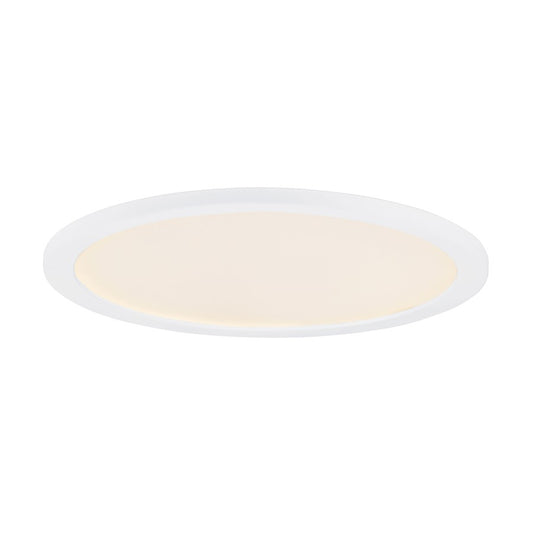 Maxim Lighting Wafer 1 Light 22" Rd LED Surface, White/White