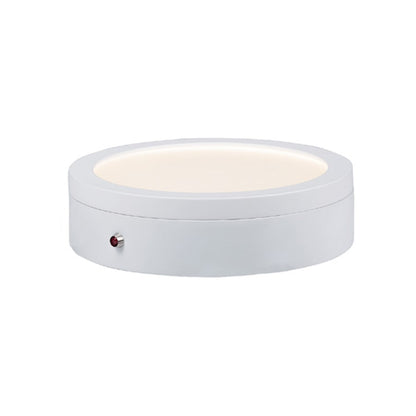 Maxim Lighting Wafer 7" RD LED Surface Mount 3000K EM Backup, WH/WH
