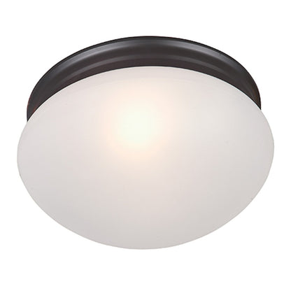 Maxim Essentials 2-Light Flush Mount, Oil Rubbed Bronze