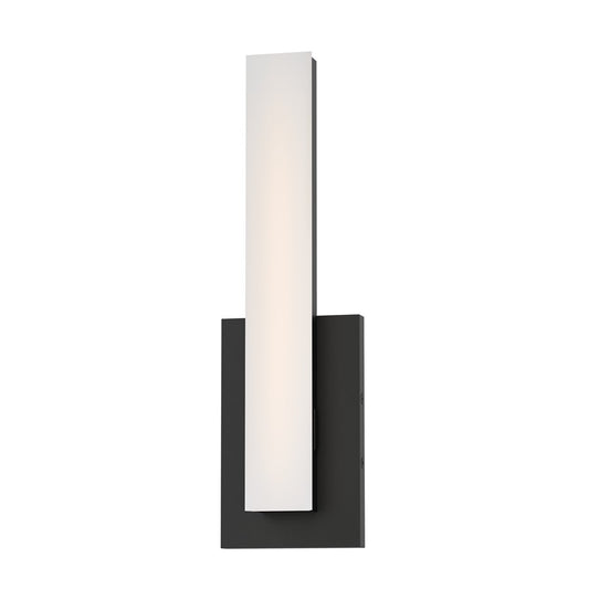 Maxim Lighting Vogue 1 Light 14" Bath Vanity, Black/Clear/Frosted - 59100CLFTBK