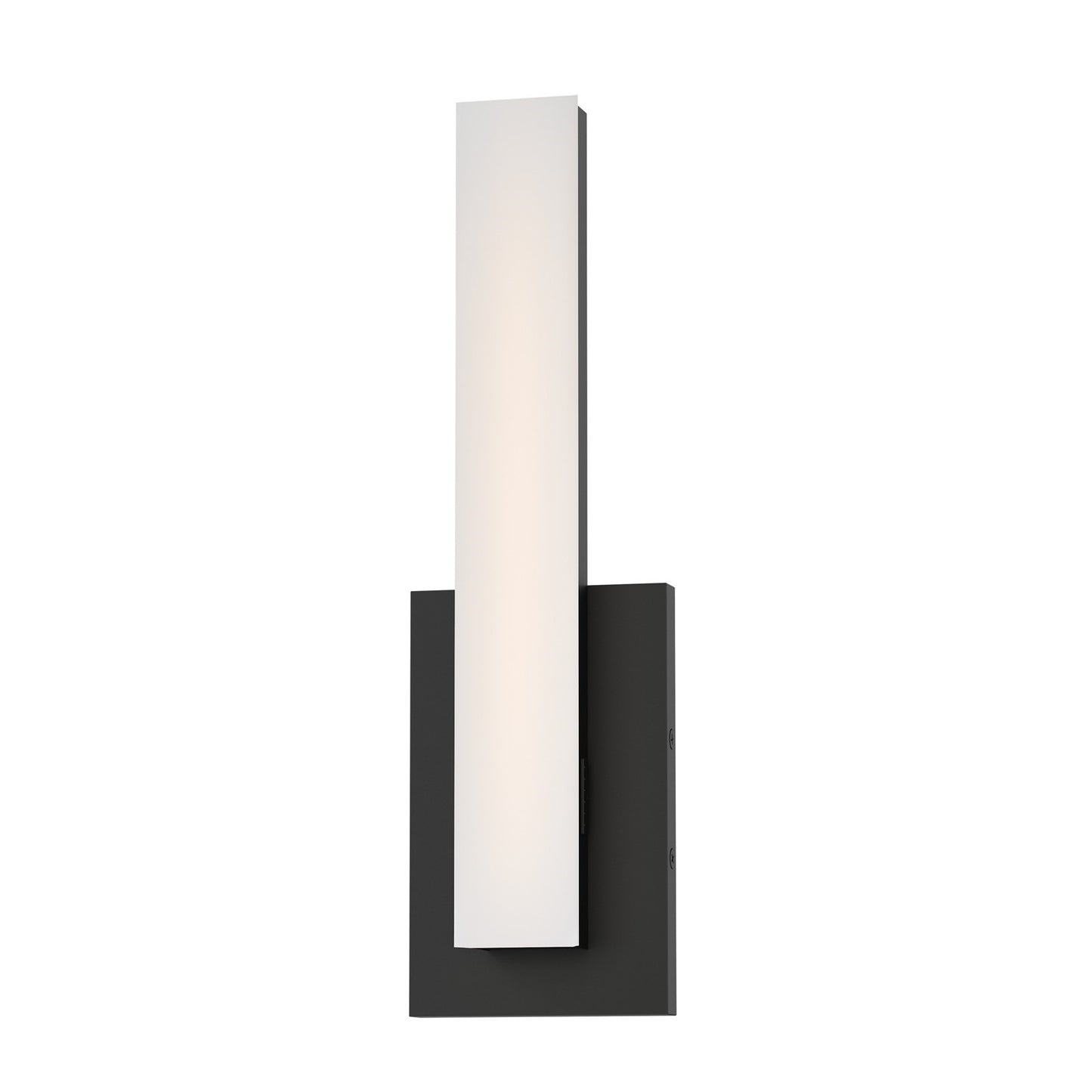 Maxim Lighting Vogue 1 Light 14" Bath Vanity, Black/Clear/Frosted