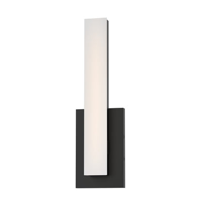 Maxim Lighting Vogue 1 Light 14" Bath Vanity, Black/Clear/Frosted
