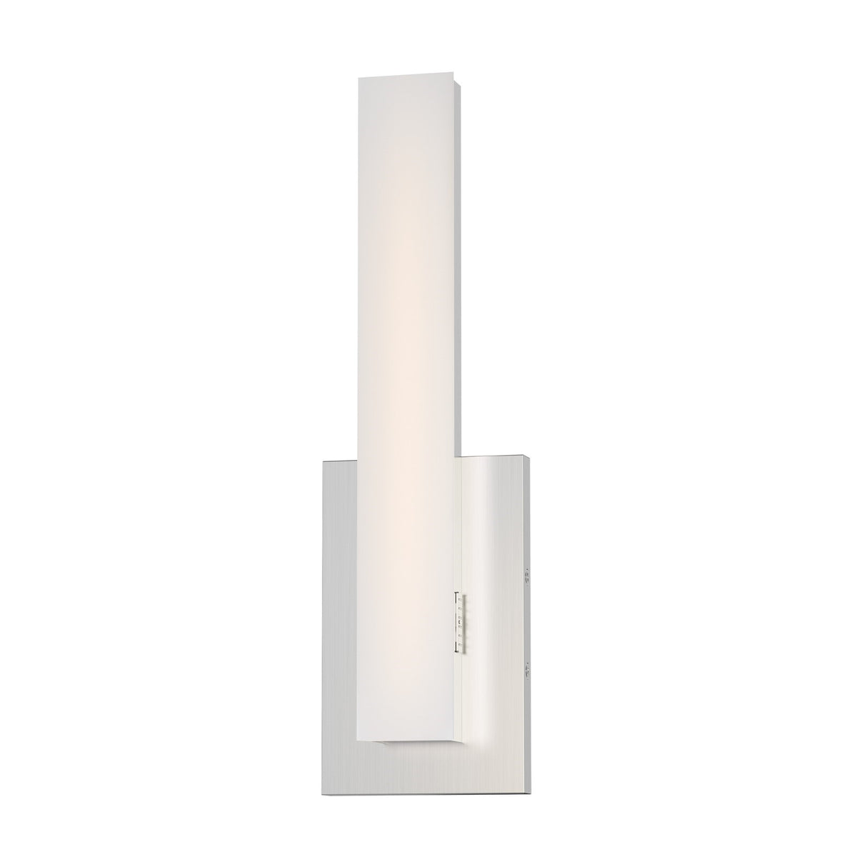 Maxim Lighting Vogue 1Lt 14" Bath Vanity, Nickel/Clear/Frosted