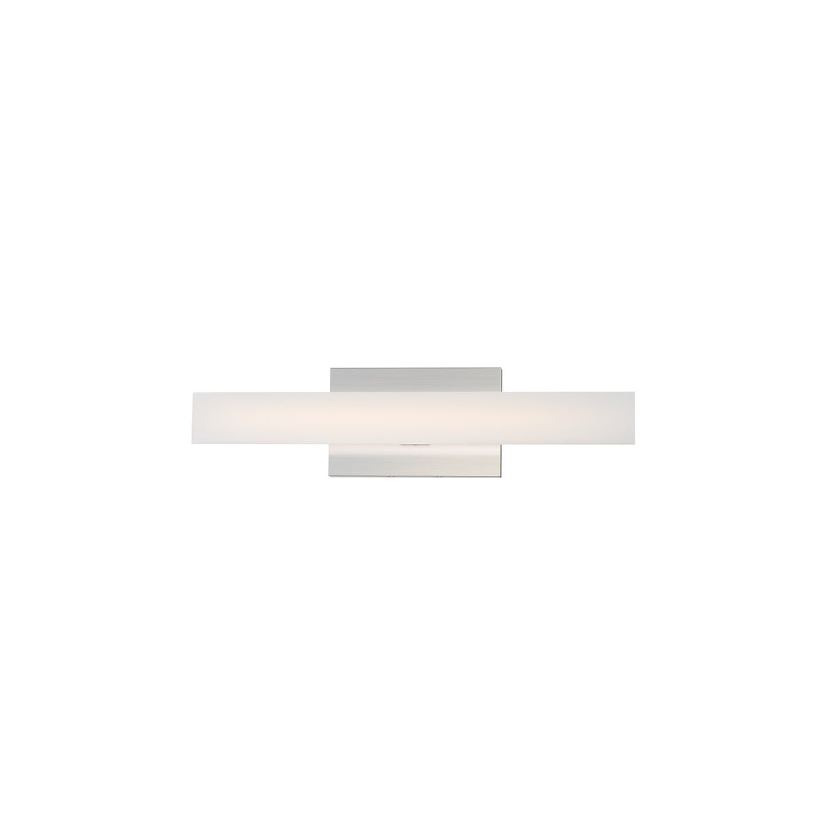 Maxim Lighting Vogue 1Lt 18" Bath Vanity, Nickel/Clear/Frosted