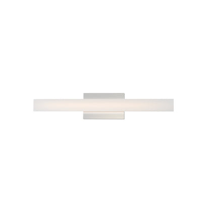 Maxim Lighting Vogue 1Lt 24" Bath Vanity, Nickel/Clear/Frosted - 59102CLFTSN