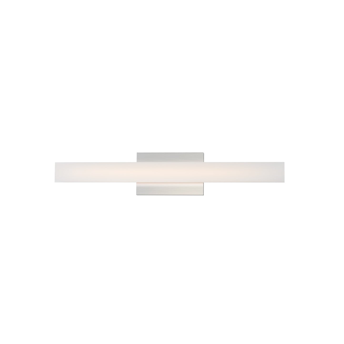 Maxim Lighting Vogue 1Lt 24" Bath Vanity, Nickel/Clear/Frosted