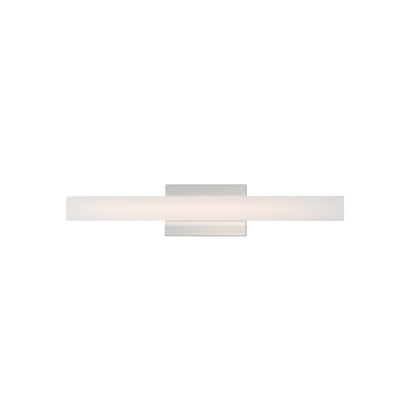 Maxim Lighting Vogue 1Lt 24" Bath Vanity, Nickel/Clear/Frosted