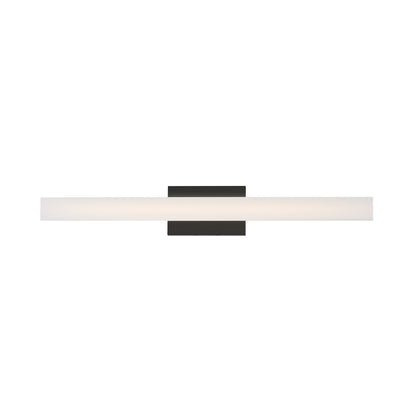 Maxim Lighting Vogue 1 Light 30" Bath Vanity, Black/Clear/Frosted