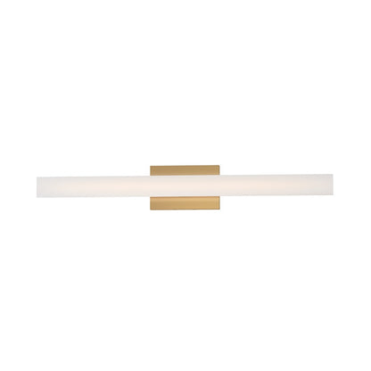 Maxim Lighting Vogue 1Lt 30" Bath Vanity, Brass/Clear/Frosted - 59103CLFTNAB