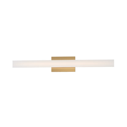 Maxim Lighting Vogue 1Lt 30" Bath Vanity, Brass/Clear/Frosted