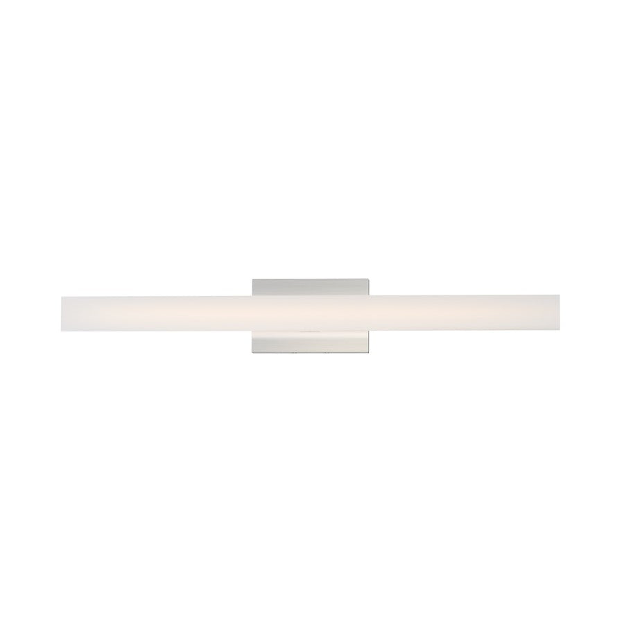 Maxim Lighting Vogue 1Lt 30" Bath Vanity, Nickel/Clear/Frosted - 59103CLFTSN