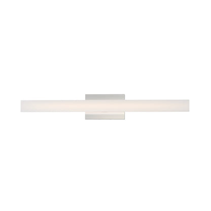 Maxim Lighting Vogue 1Lt 30" Bath Vanity, Nickel/Clear/Frosted - 59103CLFTSN