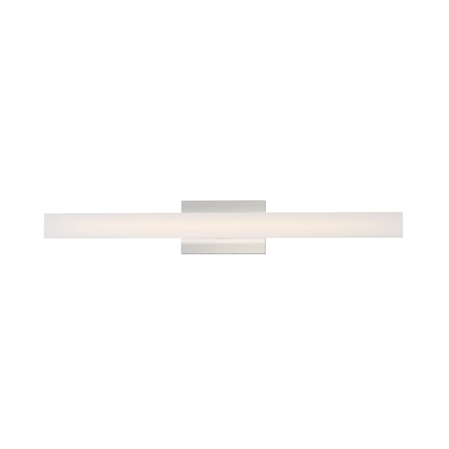 Maxim Lighting Vogue 1Lt 30" Bath Vanity, Nickel/Clear/Frosted