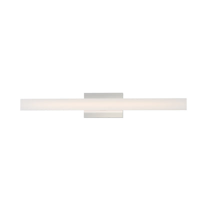 Maxim Lighting Vogue 1Lt 30" Bath Vanity, Nickel/Clear/Frosted