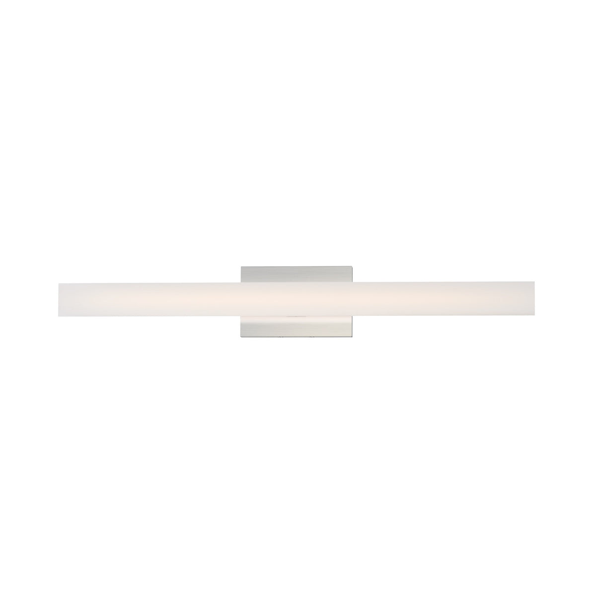 Maxim Lighting Vogue 1Lt 30" Bath Vanity, Nickel/Clear/Frosted