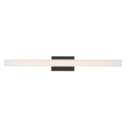 Maxim Lighting Vogue 1 Light 36" Bath Vanity, Black/Clear/Frosted - 59104CLFTBK